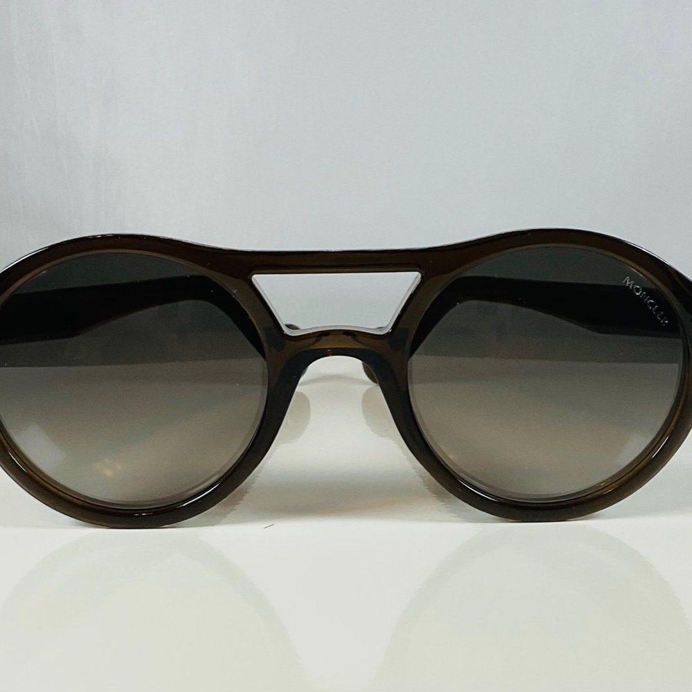 *Final Price* NEW MONCLER Designer 51mm Men’s Sunglasses Brown Italy - Picture 3 of 6